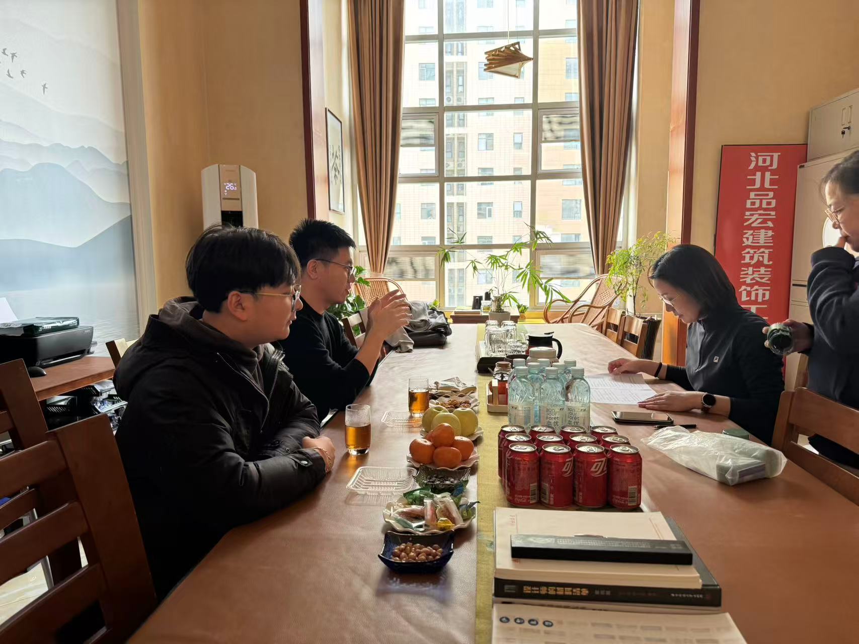 涉外建筑工程学院赴河北品宏建筑装饰工程有限公司开展访企拓岗专项活动